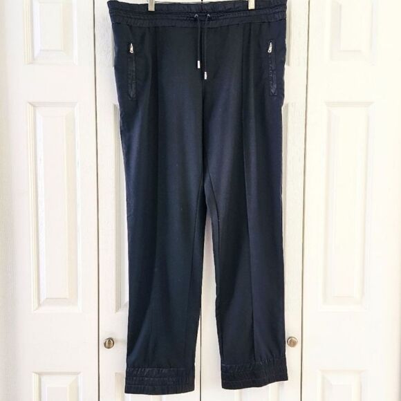 Dolce & Gabbana Black Lightweight Wool Joggers IT 48 - Approximately US Size 8 - Picture 1 of 9